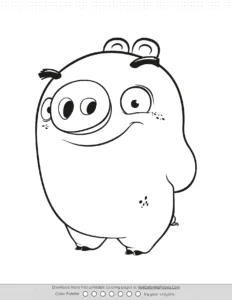 Angry Birds Bad Piggies Coloring Pages Coloring Page