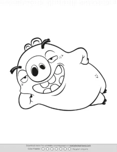 Angry Birds Bad Piggies Pdf Coloring Pages Coloring Page