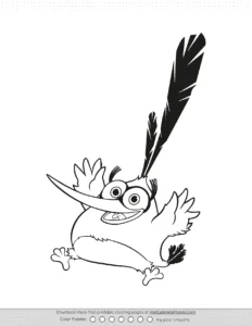 Angry Birds Bubbles Coloring Pages Coloring Page