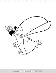 Angry Birds Hal Coloring Pages Coloring Page