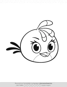 Angry Birds Stella Coloring Pages Coloring Page