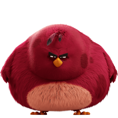Angry Birds Terence Coloring Page