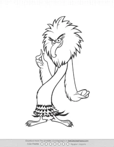 Angry Birds Zeta Coloring Pages Coloring Page