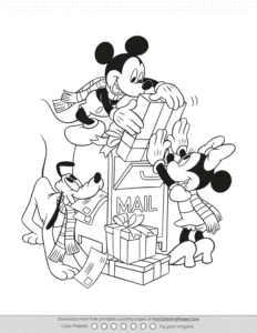 Free Printable Mickey Coloring Pages Coloring Page