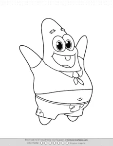 Baby Patrick Coloring Pages Coloring Page