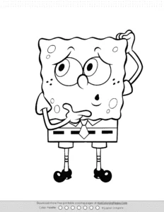 Free Spongebob Pdf Coloring Pages Coloring Page