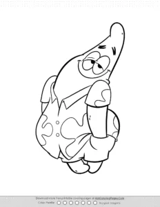 Patrick Pdf Coloring Page Coloring Page