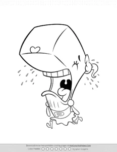 Pearl Krabs Crying Coloring Pages Coloring Page