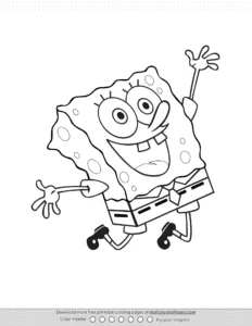 Printable Spongebob Coloring Pages Coloring Page