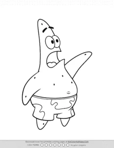 Spongebob Patrick Star Coloring Pages Coloring Page